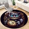 1pc Time Cat Office Round Area Rug, Indoor Mat Suitable For Office, Under Office Chairs Bedroom Living Room Home Decor, Room Deco