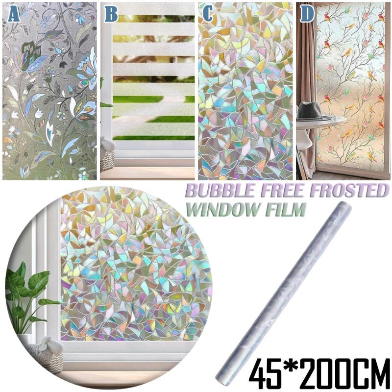 Матовая оконная пленка без пузырьков - самоклеящаяся виниловая пленка для конфиденциального стекла с травлением