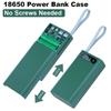 T12 18650 DIY Power Bank Base с кабелем Type C Micro USB, фонариком, чехлом для быстрого зарядного устройства 18650, держателем для аккумулятора, зарядным устройством
