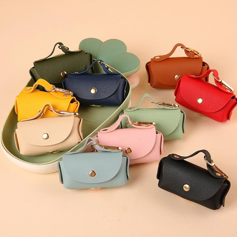 Стильный держатель для сумки для домашних животных, кожаный держатель для сумки для домашних животных с дозатором для сумок для собак, портативный органайзер для сумки для собачьих какашек, товары для животных