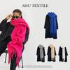 Fashion Solid Color Scarf Women's Winter New Style Imitation Cashmere Scarf Multi Color Warm Scarf Long Shawl
