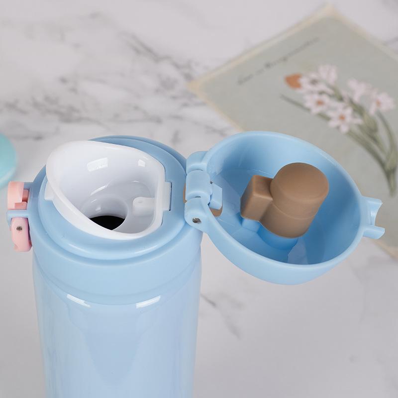 Новая мультяшная кружка с отскоком, детские чашки из нержавеющей стали 304, студенческие уличные подарочные чашки для пар.