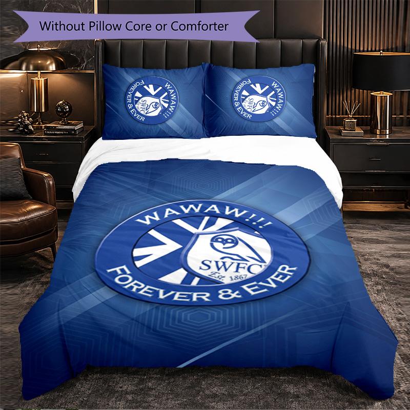 Постельное белье на тему Sheffield Wednesday, 3 предмета, комплект с пододеяльником, декоративное постельное белье для комнаты подростка, домашний декор