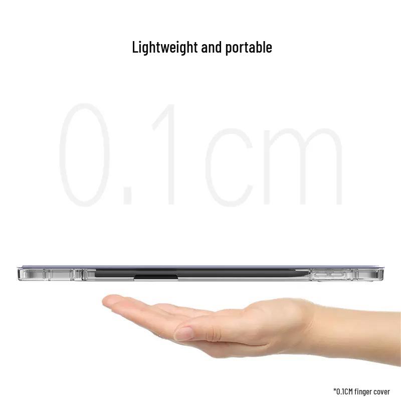 Прозрачный акриловый чехол для Xiaomi Pad 5/5 Pro с вращающейся подставкой и слотом для стилуса