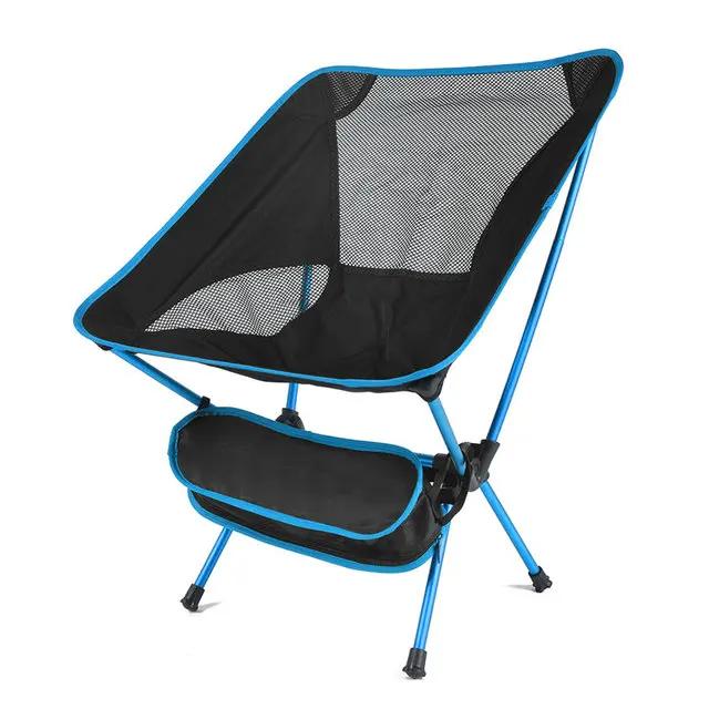 Portable Outdoors Folding Chair Ultralight Detachable  Lightweight Chair Folding Extended Seat Fishing Camping Home BBQ Garden Hiking