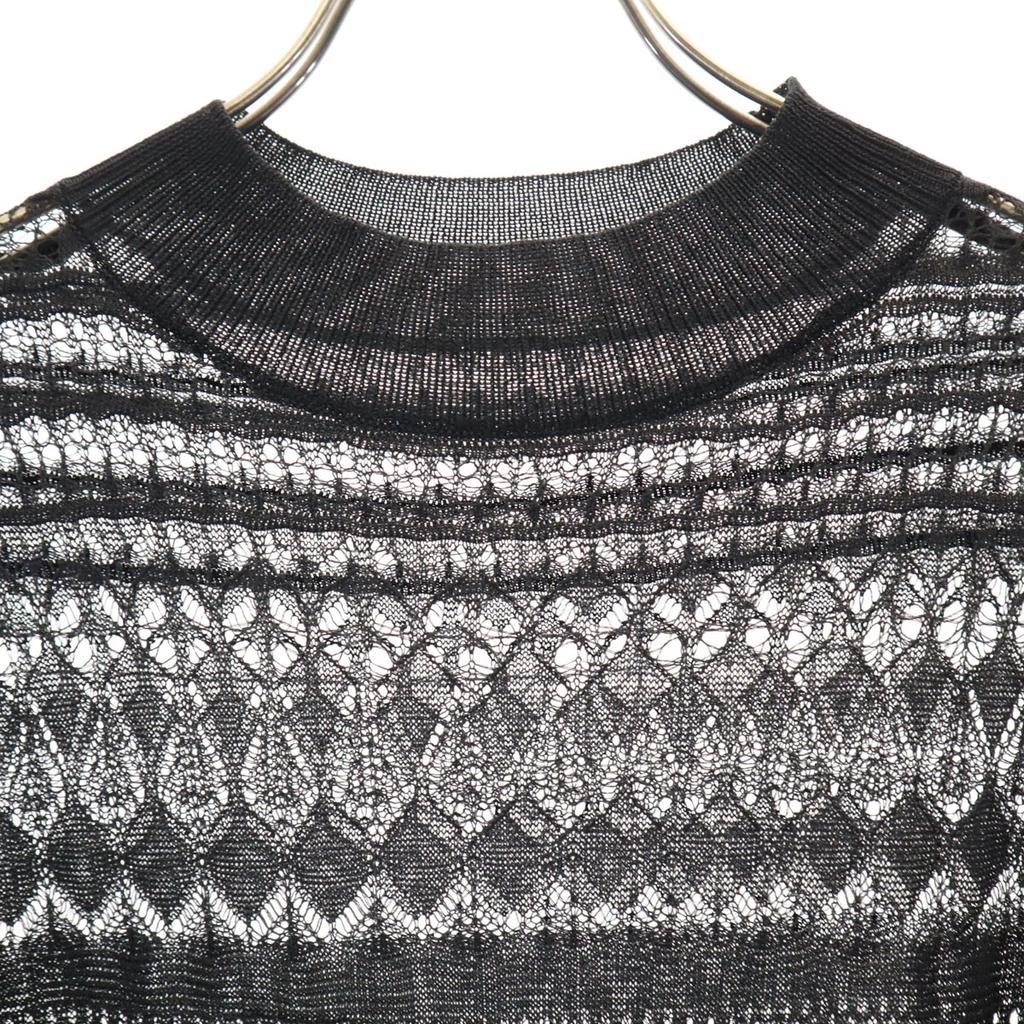 CELFORD Комбинезон с длинным рукавом, кружевной, черный, прозрачный, женский, б/у