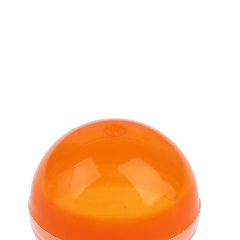 100шт пластиковые пустые игрушечные торговые капсулы полупрозрачные полуцветные круглые шарики