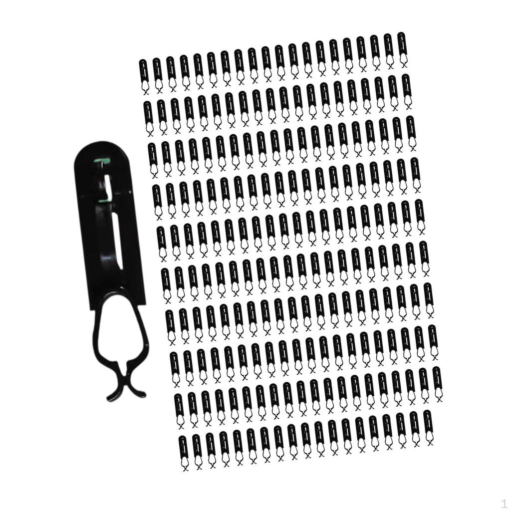 200 штук Рождественские крючки-клипсы для гирлянд, Зажимы для гирлянд, Портативные практичные рождественские подвески для