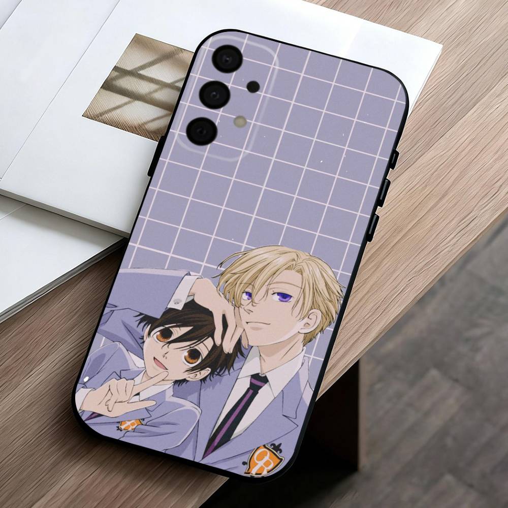 Чехол для телефона Ouran High School Host Club для Samsung Galaxy A73, A72, A71, A70, A53, A52, A51, Другие Мягкий Черный Корпус