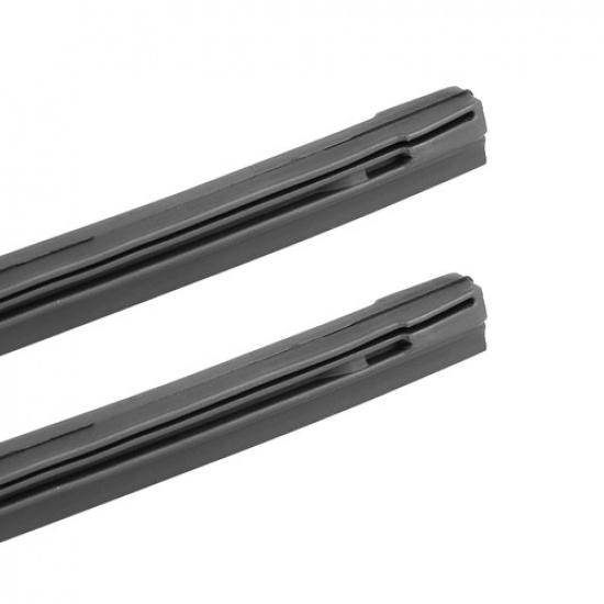 FOUR 475mm 650mm 19" 26" 8x10mm 3 Section Car Windshield Wiper Blade Refill