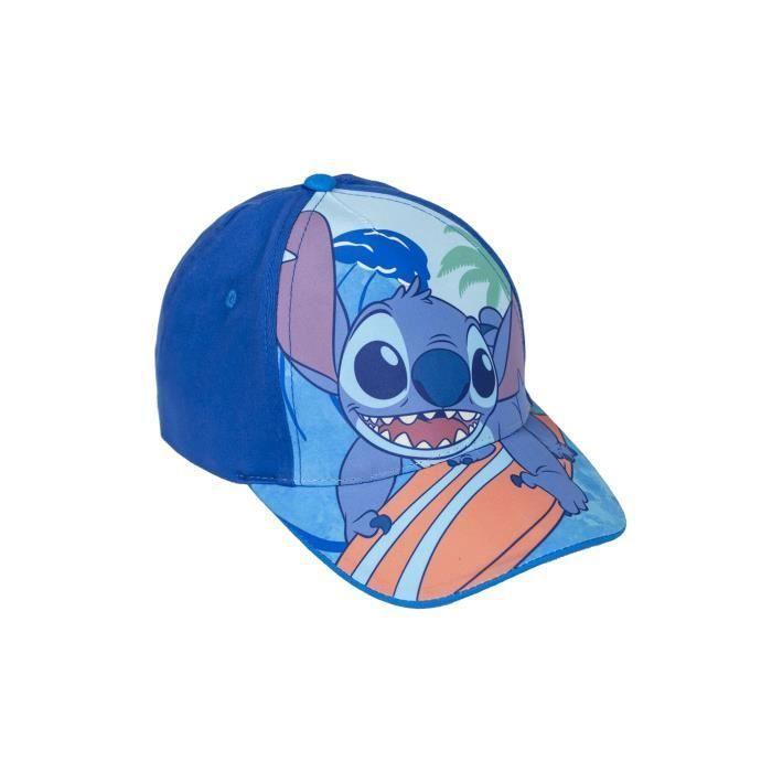 Casquette Enfants - DISNEY - Stitch - Bleu - Été - Décontractée