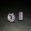 Sace Gems Classic Purple 3A Zircon Earrings for Women Wedding Party Gifts
