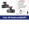 Dashcam 4K WIFI GPS  24H Night Vision Dual Lens Recording Car Camera DVR Dash Cam Led Deadpool Tools Black Box Video Record