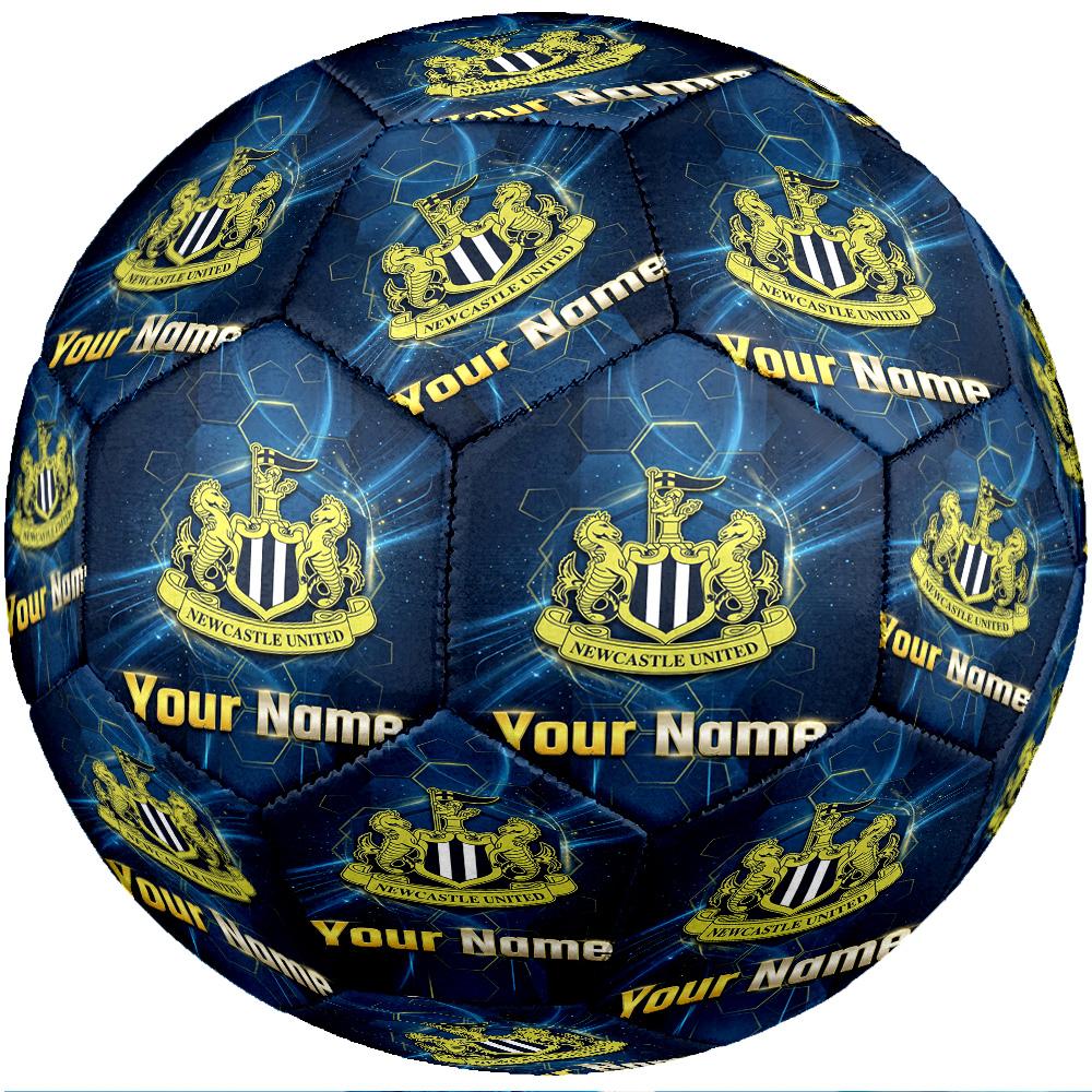 Newcastle United FC Fashion Size 5 Football Wearproof Non‑Slip Soccer Ball For Sports Training Entertainment Use