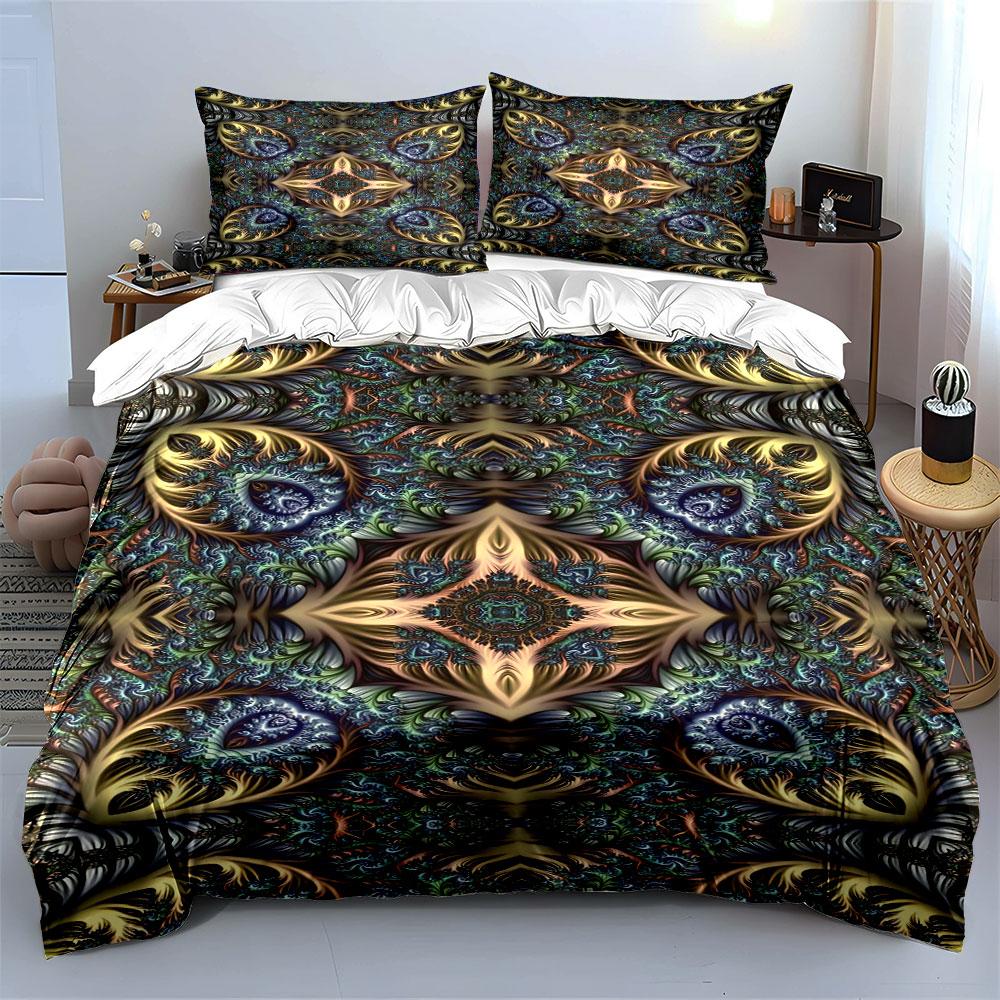Intricate swirls and mandalas. Bedding sets Duvet cover sets Duvet covers Pillowcases(1 * Duvet Cover 2 * Pillowcases without duvet insert)