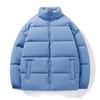 Пальто из хлопка с воротником-стойкой для мужчин и женщин, зимнее повседневное корейское свободное утолщенное теплое пальто для пары с пуховым наполнителем