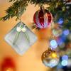 Sparkling Glass Christmas Tree Decoration Small Bird/Plants Design Create Atmosphere with Hanging Rope Window Pendant