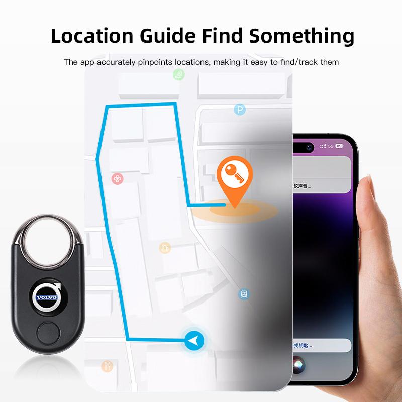 GPS-трекер с Bluetooth, функцией защиты от потери, глобальный локатор, совместим с Apple, подходит для Volvo XC90 V90 V60 XC60 V40 EC40 EX40 S80 S60 S90 C40