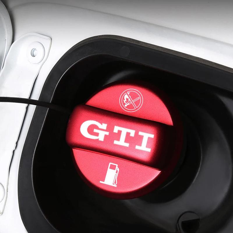 2026 Hot For Volkswagen VW Car Fuel Tank Caps Fuel Filler Door Cover Accessories for Volkswagen GTI Logo Passat Tiguan Beetle Sa