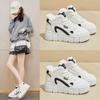 Женская спортивная обувь на платформе, зимние женские высокие кроссовки 2024 года, новые женские плюшевые теплые повседневные кроссовки для досок, нескользящие, Zapatillas Mujer