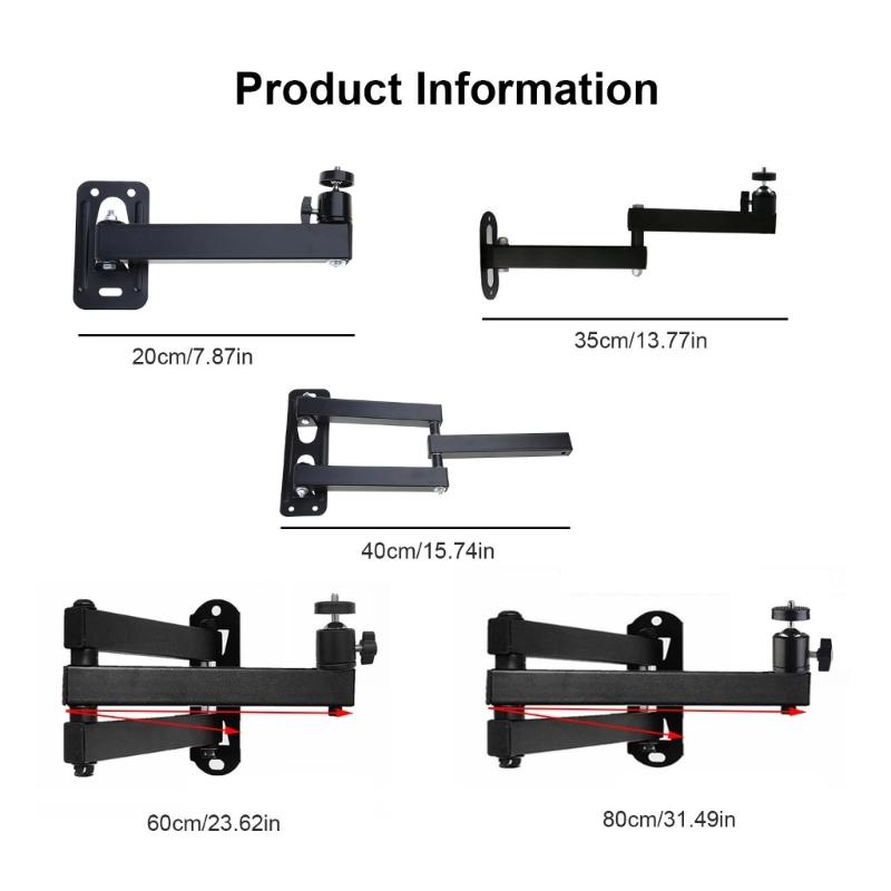 Регулируемый потолочный и настенный держатель для проектора со встроенным шарниром для легкой установки угла