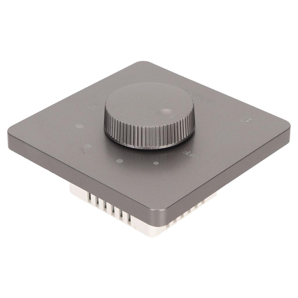 50W Volume Control Professional Safety 5 Gears Tuning Knob Volume Controller for Home Speakers Grey