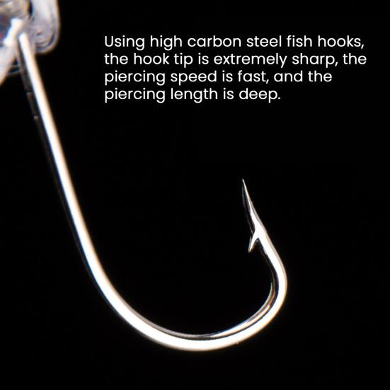 15/30 шт. светящаяся оснастка Sabiki, светящаяся в темноте, приманка из кожи рыбы, рыболовная наживка с крючком, невидимая леска, аксессуары для соленой воды и пресноводной рыбалки