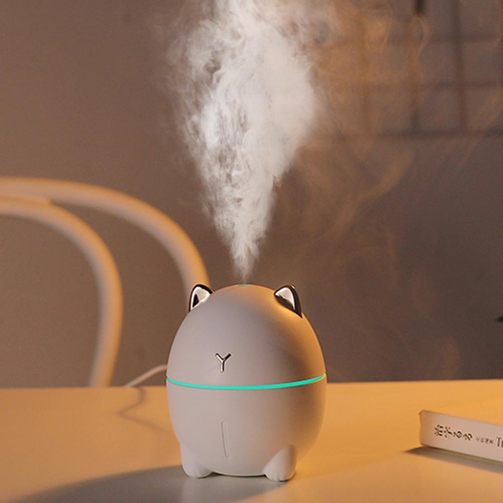 Humidifier USB Mini Home Office Mute LEDs 200ml Atomizer LEDs Lamp
