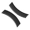 2pcs Carbon Fiber Car Console Navigation Frame Trim Stickers Fit for Mini Cooper Countryman F60