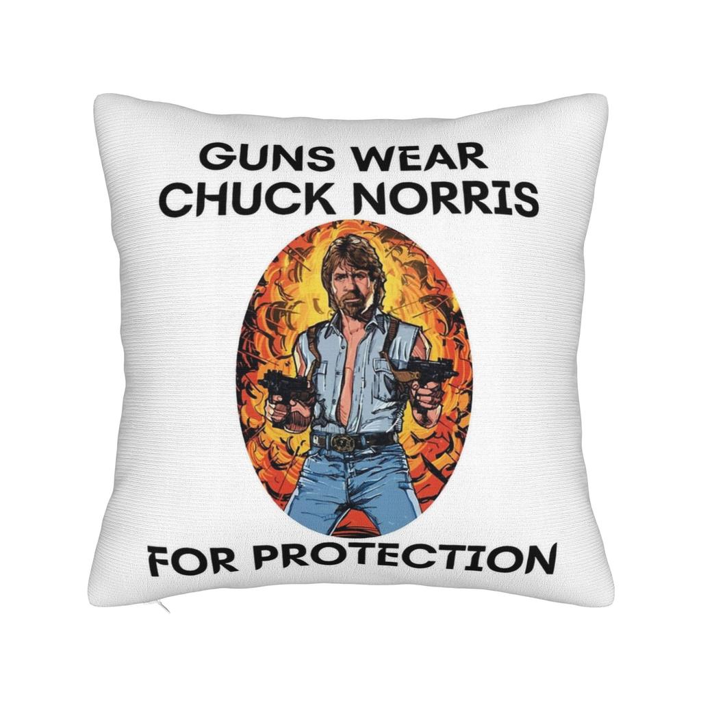 Chuck Norris Greatest of All Time Square Pillow Cases Cushion Cover Awesome Zippered Decor Pillowcase for Bed