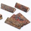 Totem Retro Folding Triangle Glasses Case Women Personalit Glasses Box Portable Travel Glasses Storage Box