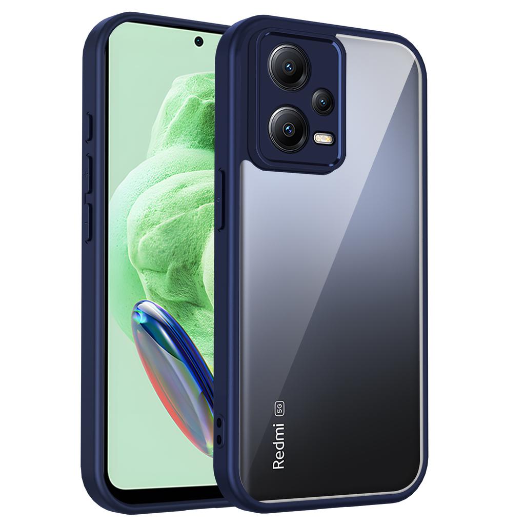 EUCAGR For Xiaomi Poco X5 5G Air Cushion Silicone TPU Bumper Clear Matte Back Cover Hard Phone Case for Xiaomi Poco X5 PocoX5 5G