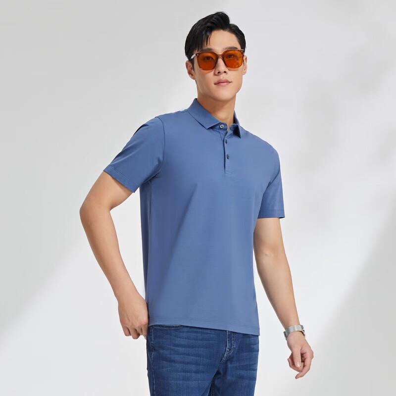 YOUNGOR Мужская футболка с коротким рукавом в стиле business casual