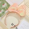 Big Bows Headband for Girls Sparkle Colorful Headbands Holiday Party Birthday Glitter Bow Hair Accessories