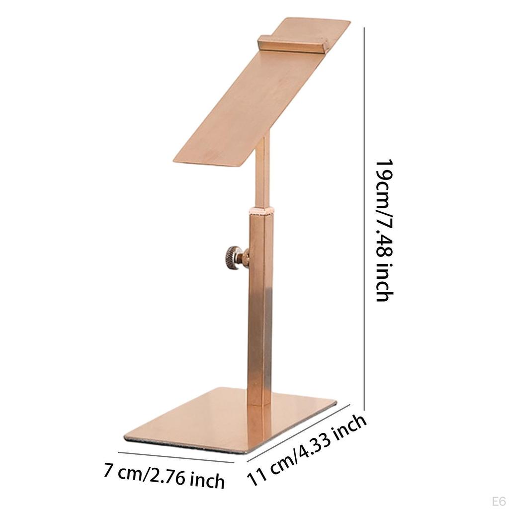 Регулируемая по высоте подставка-держатель для обуви для демонстрации женской обуви