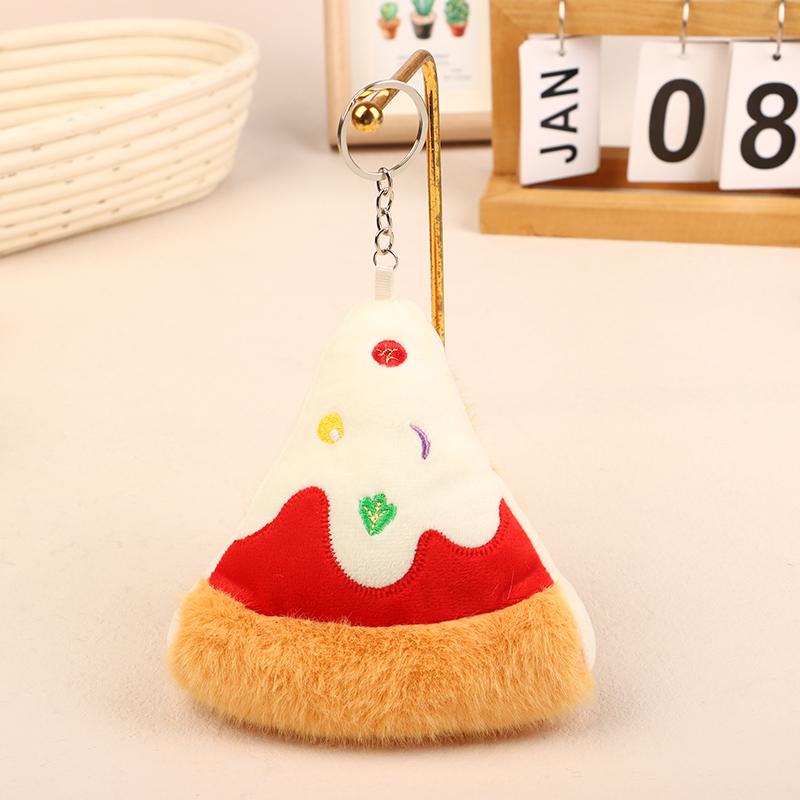 1 шт. Куриная ножка Картофель фри Милый брелок-подвеска для сумки Плюшевая кукла Гамбургер Брелок Аксессуары для школьного рюкзака Мягкие игрушки