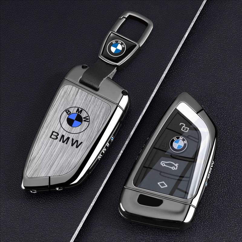 Чехол для ключа BMW 5 серии для 525Li и 530, Оболочка для BMW 3 серии 320i, 330i/X1/X3/X5/X6 с 7 застежками.