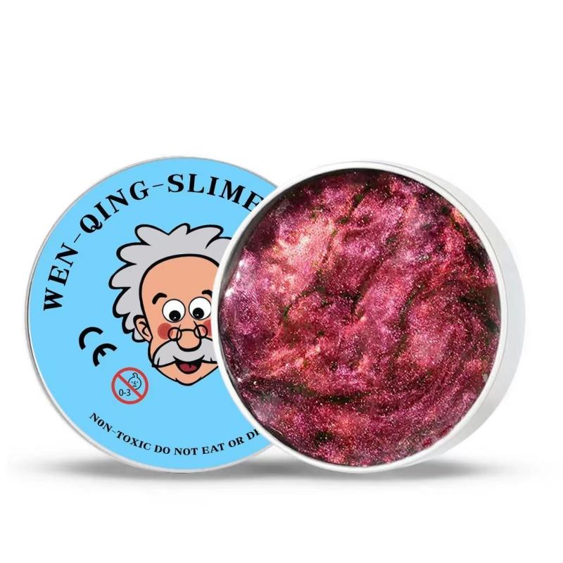 Игрушки для снятия стресса Пластилин Кристальный Яркая Стекло-грязь Пластилин Многоразовый Неньютоновская жидкость Детская игрушка Пинчл Подарок на день рождения