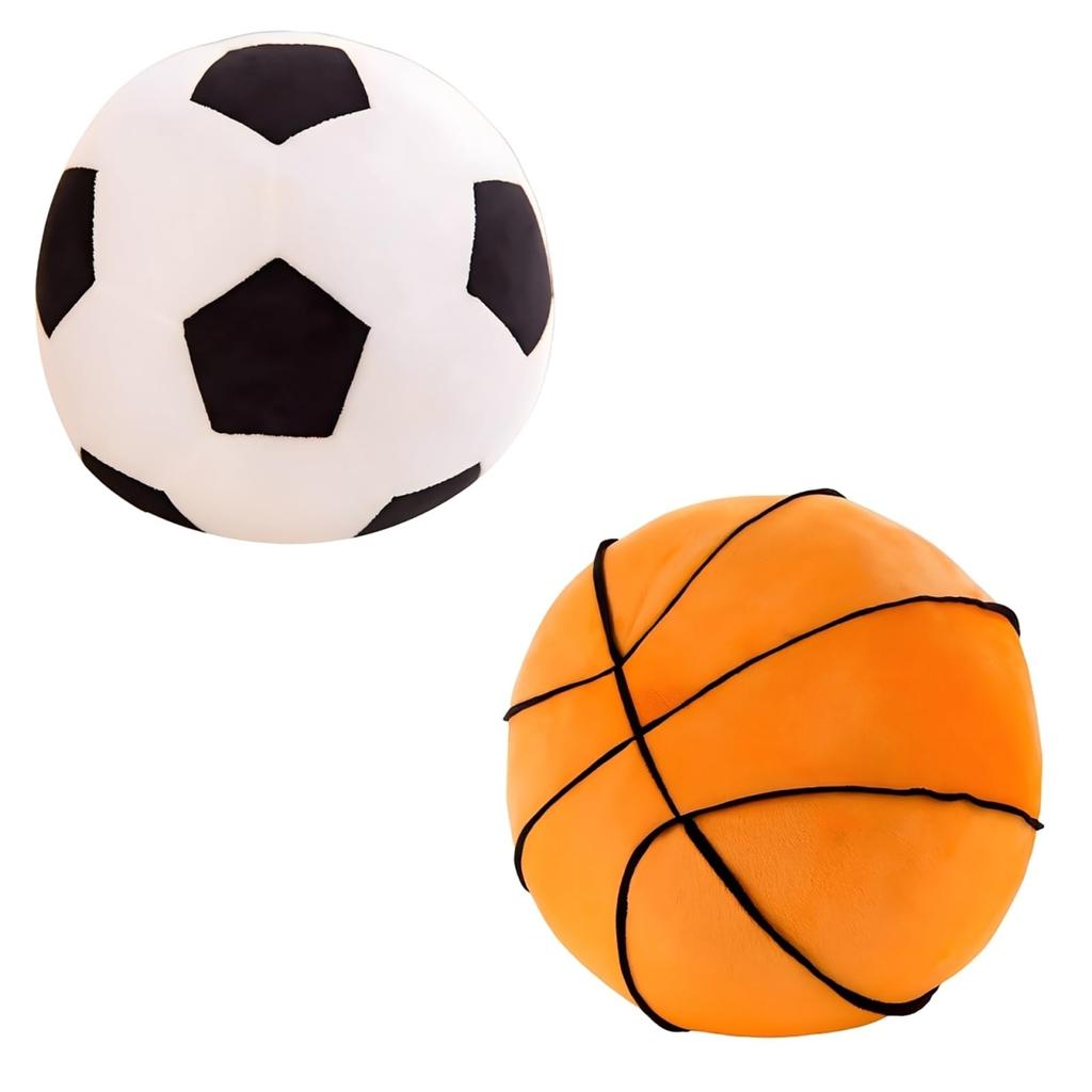 SESHIS Ball Cushion Toy Plush Pillow Relaxing Gift Nap Set of 2