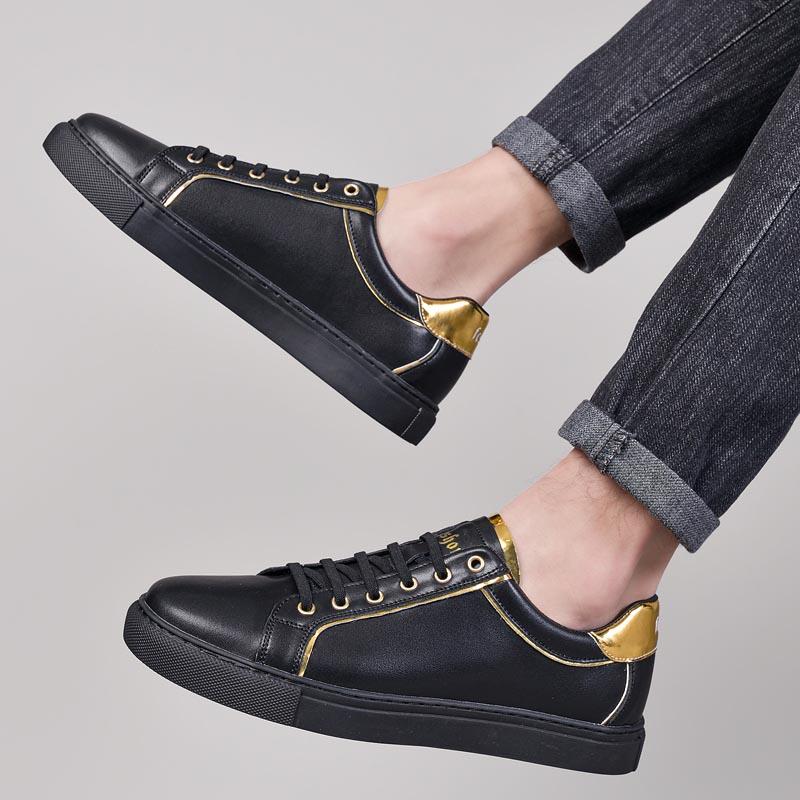 Модные легкие кроссовки, дышащая обувь для ходьбы, дорожные теннисные туфли, мужские туфли на плоской подошве из натуральной кожи, вулканизированная обувь, подходящая по цвету для мужчин, обувь для скейтбординга