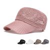 Женская летняя бейсболка с открытыми краями, дышащая, сетчатая, солнцезащитная шляпа