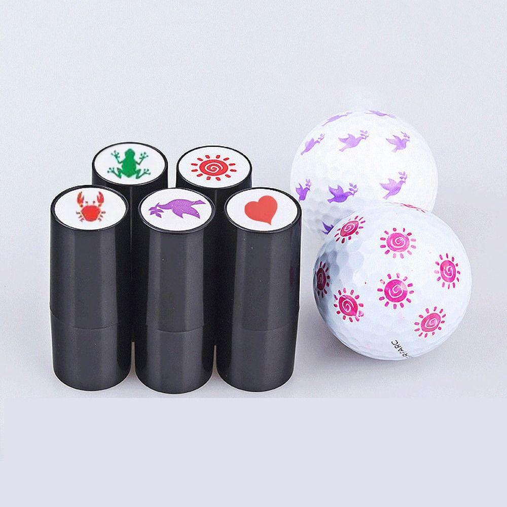 High Quality Golfer Gift Plastic Golf Ball Stamper Golf Stamp Marker Mark Seal Golf Accessories