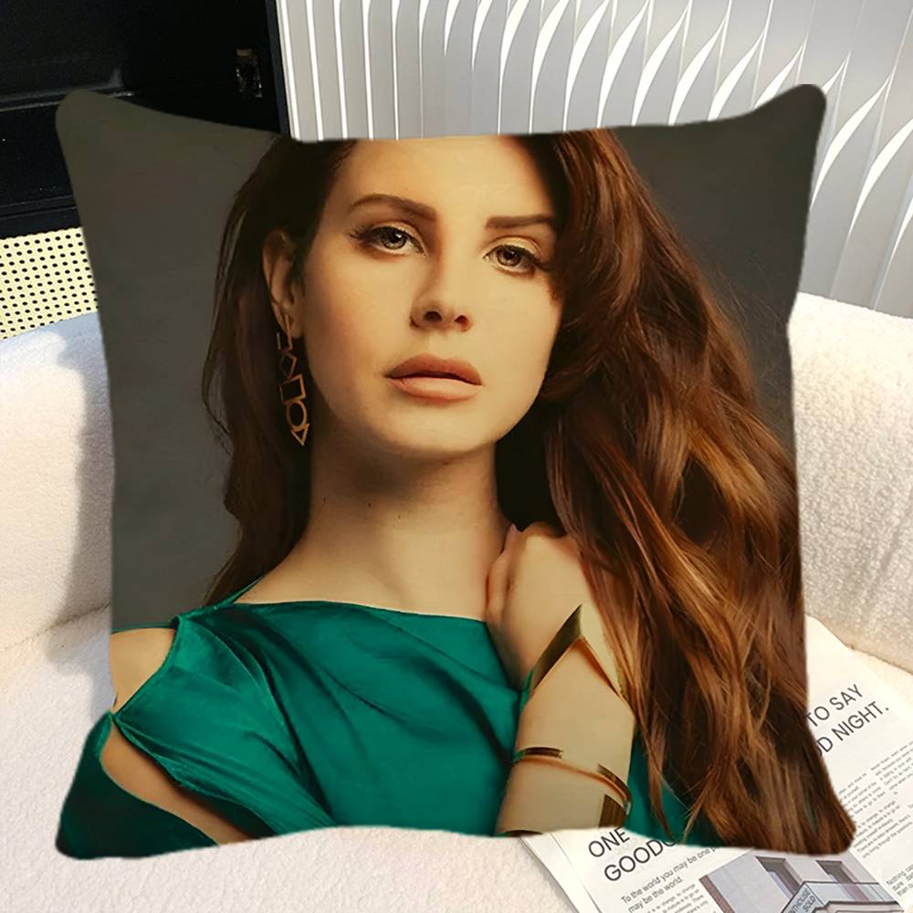 Скандинавская Винтажная Эстетика Чехол на Подушку Lana Del Rey Квадратная Подушка Спальня Диван Отдых Комфортная Подушка Автомобиль Домашний Декор