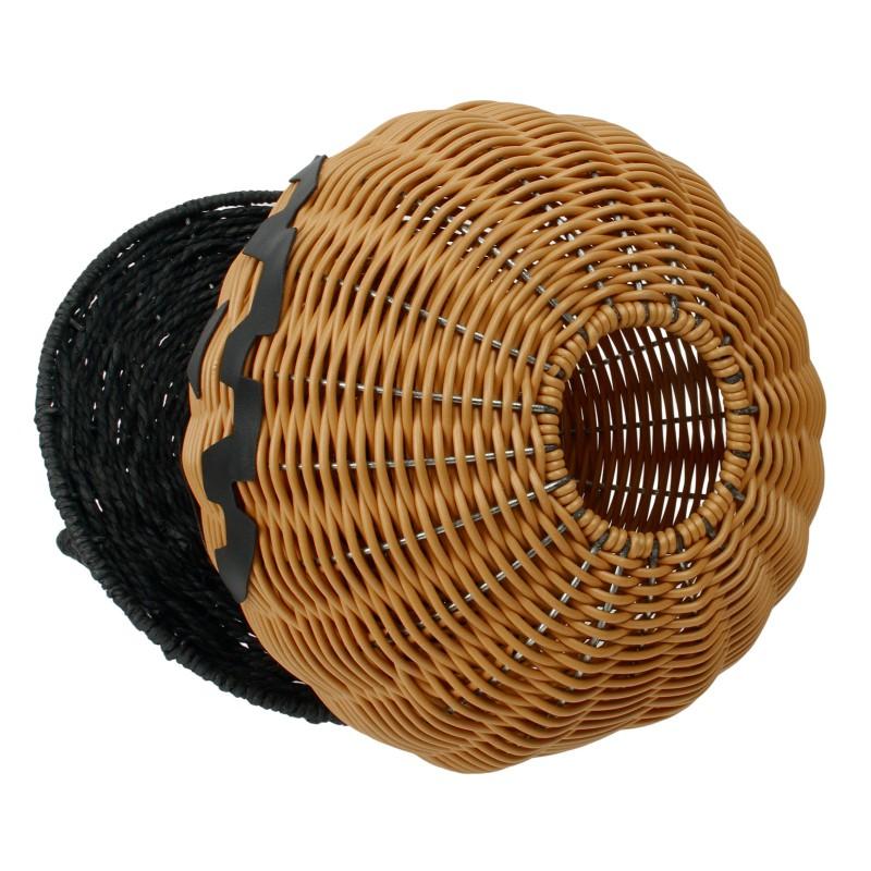 Hand Knit Pumpkin Decor With Witch Hat Halloween Party Table Setting Home Decoration