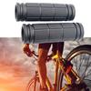 1 Pair Bike Handlebar Sleeves Shock Absorption Anti-slip One-sided Locking Rubber Dustproof Bicycle