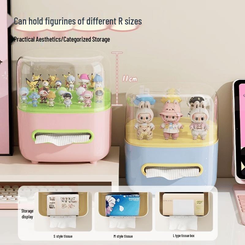 Desktop Multi-functional Tissue Dispenser & Storage Box