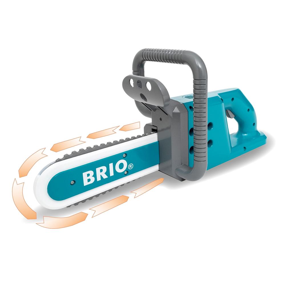 BRIO Builder Chainsaw 34602 для детей от 3 лет и старше (Плотницкое дело играть, играть)