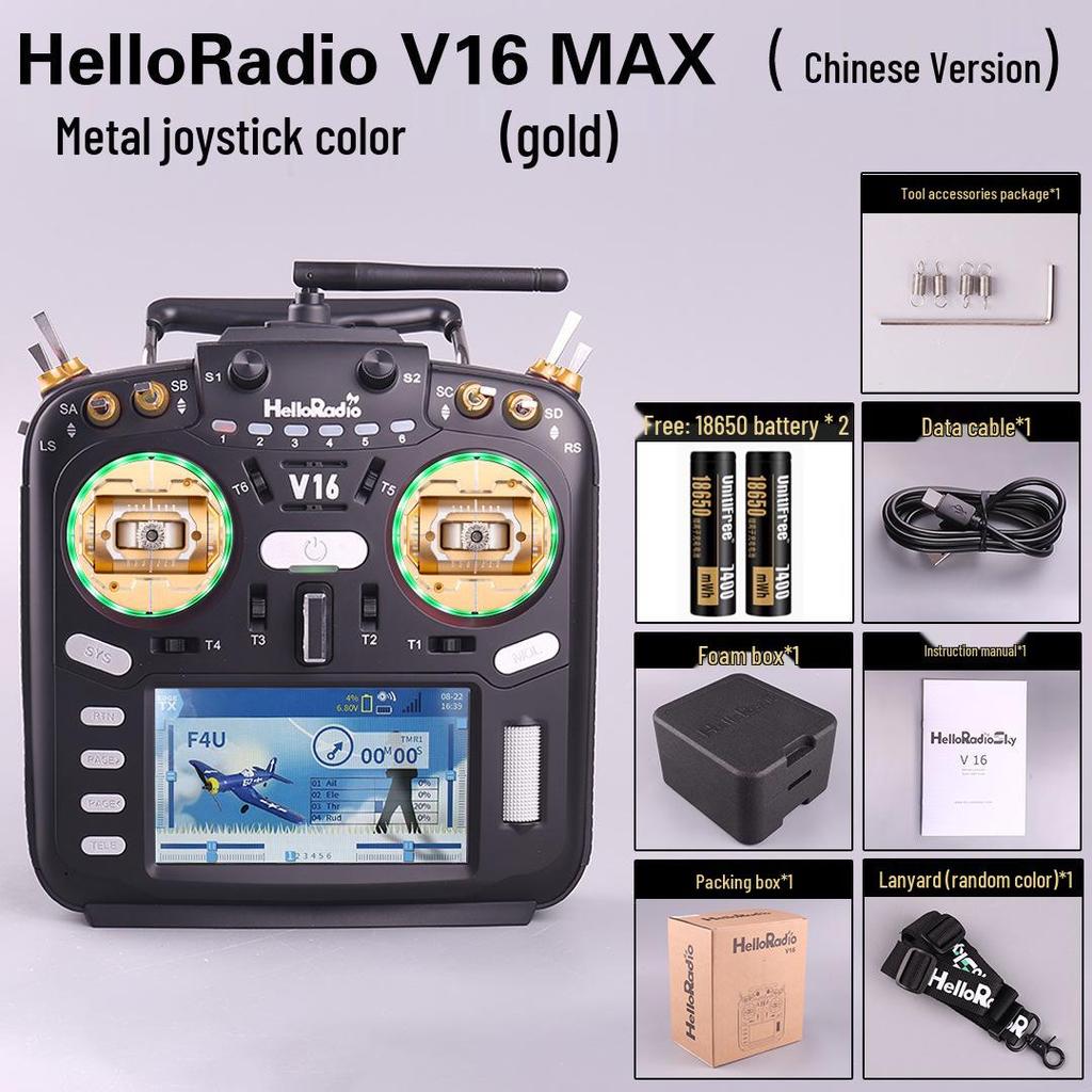 ПриветРадио V16 MAX: Открытый исходный код многопротокольного пульта дистанционного управления с металлическим джойстиком и высокочастотным EdgeTX для дронов