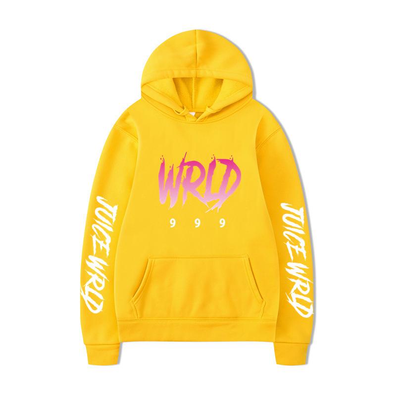Американский певец Juice Wrld Толстовки Певец Графическая печать Толстовки для фанатов Длинный рукав Мужская Женская одежда Sudaderas Худи