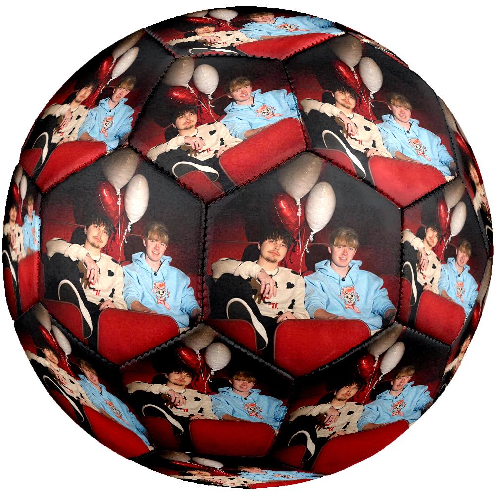 Sam and Colby Theme Size 5 Soccer Ball, Suitable for Both Indoor and Outdoor Matches, a Gift Suitable for Everyone.